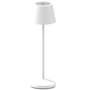 Voir la diapositive 1 : Lumisky Lampe de table sans fil EMILY Blanc Aluminium H20CM