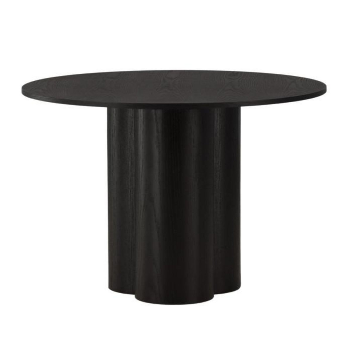 Paris Prix Table à Manger Ronde  Olivia  110cm Noir