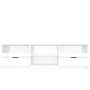 Voir la diapositive 4 : VIDAXL Meuble TV Blanc brillant 150x33,5x45 cm Bois d'ingenierie