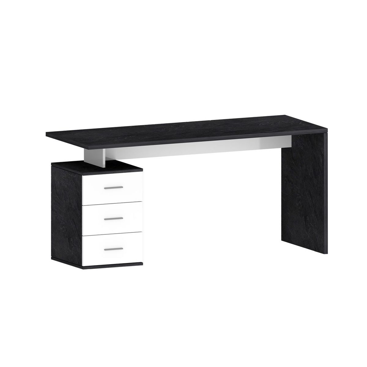 Bureau droit 3 tiroirs L160 cm VASTO