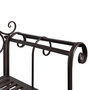 Voir la diapositive 3 : VIDAXL Banc de jardin 132 cm Acier Antique Marron