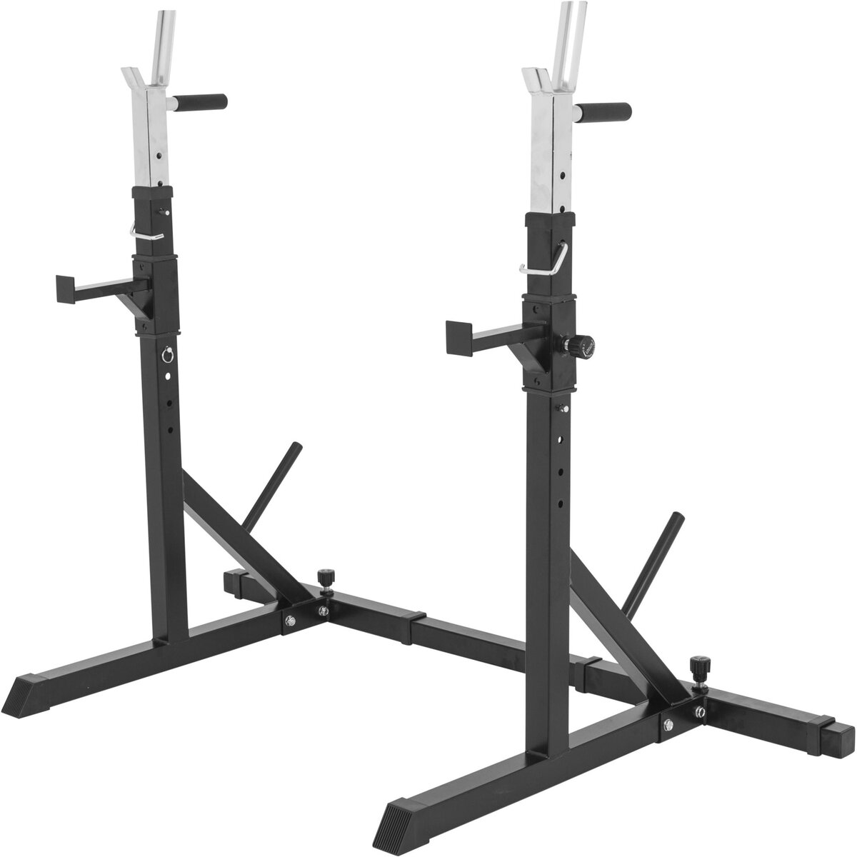 Support de squat rack de squat réglable en hauteur largeur support  musculation