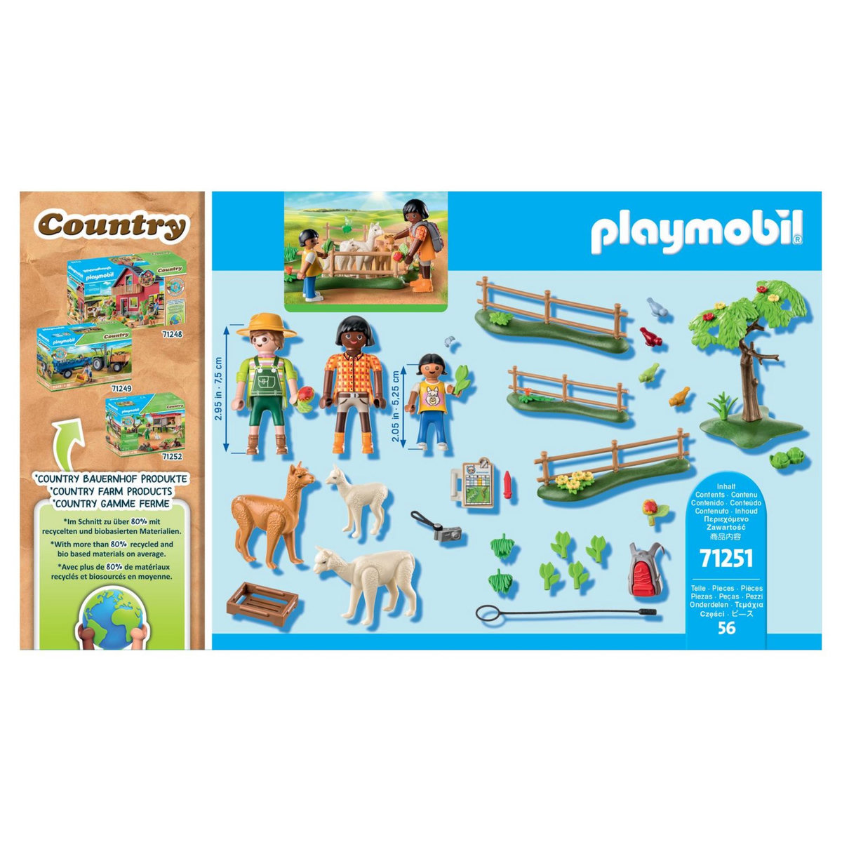 PLAYMOBIL 71251 Randonneurs et Alpagas 