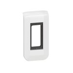 Legrand Support et plaque simple 1 module Mosaic, LEGRAND, blanche