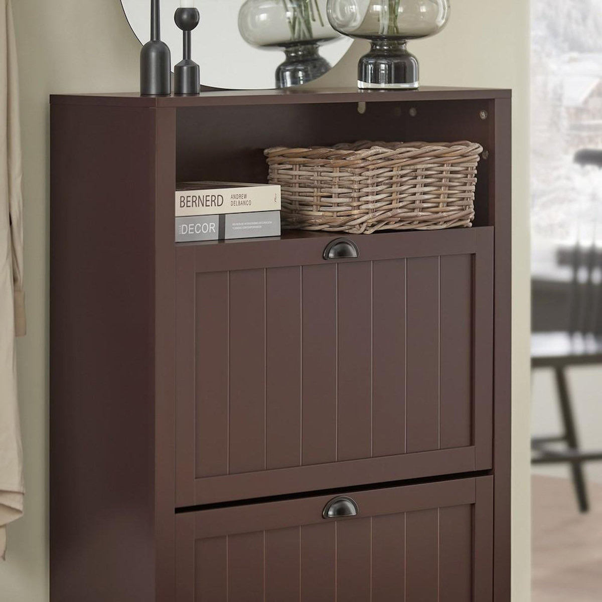 SOBUY SoBuy - Meuble À Chaussures 2 portes - Fonctionnel - FSR87