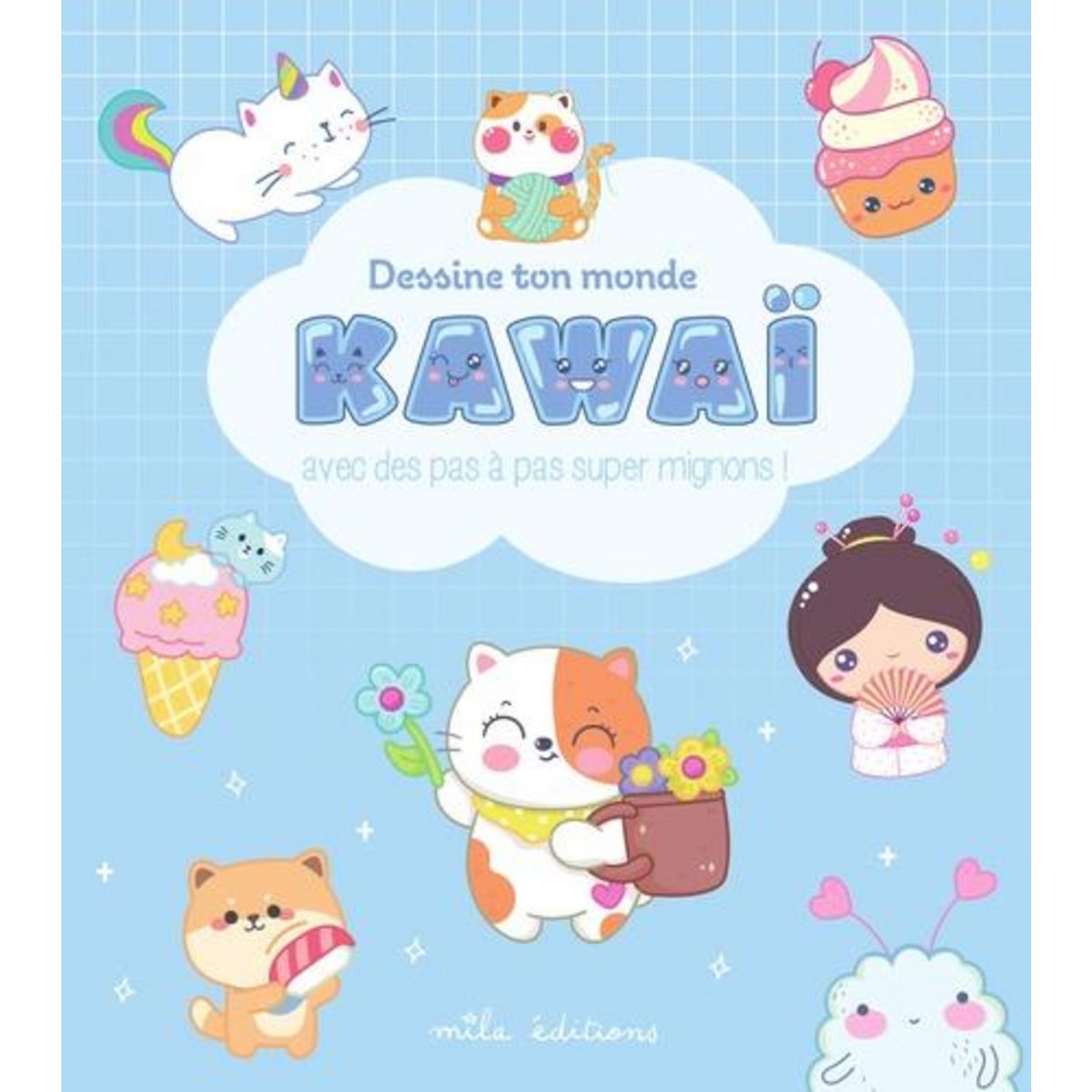 DESSINE TON MONDE KAWAI AVEC DES PAS A PAS SUPER MIGNON !, Ekpo Dorine