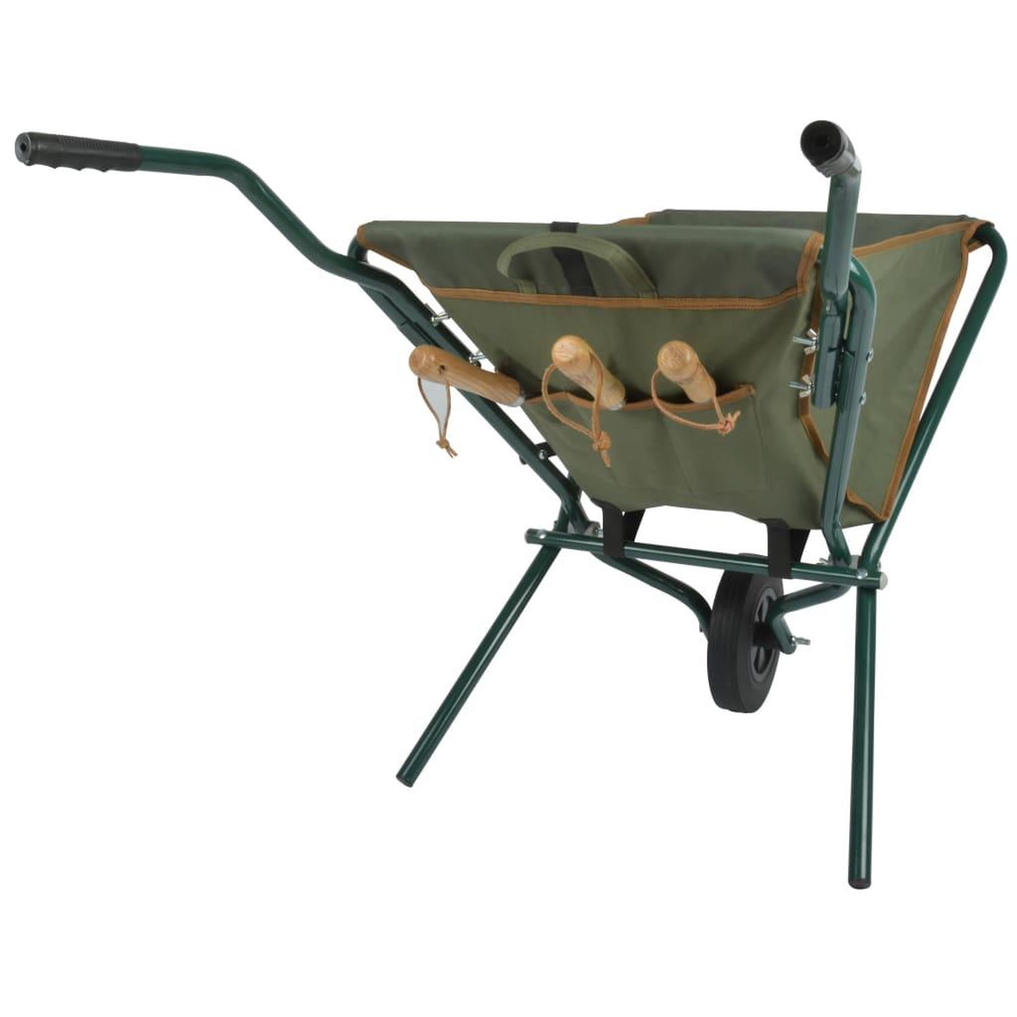 Voir la diapositive 5 : ESSCHERT DESIGN Esschert Design Brouette pliable Vert GT138
