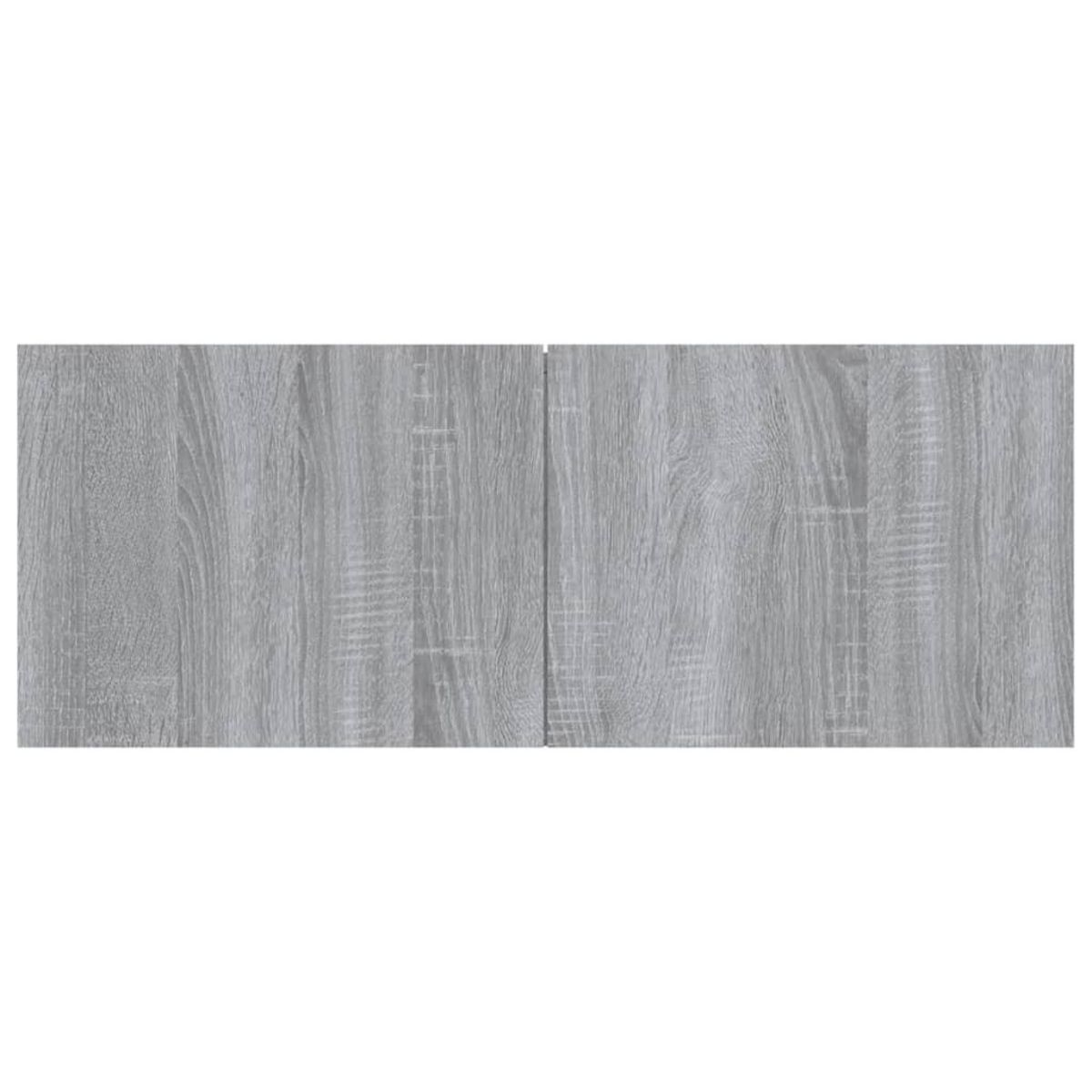 VIDAXL Meuble TV sonoma gris 80x30x30 cm bois d'ingenierie