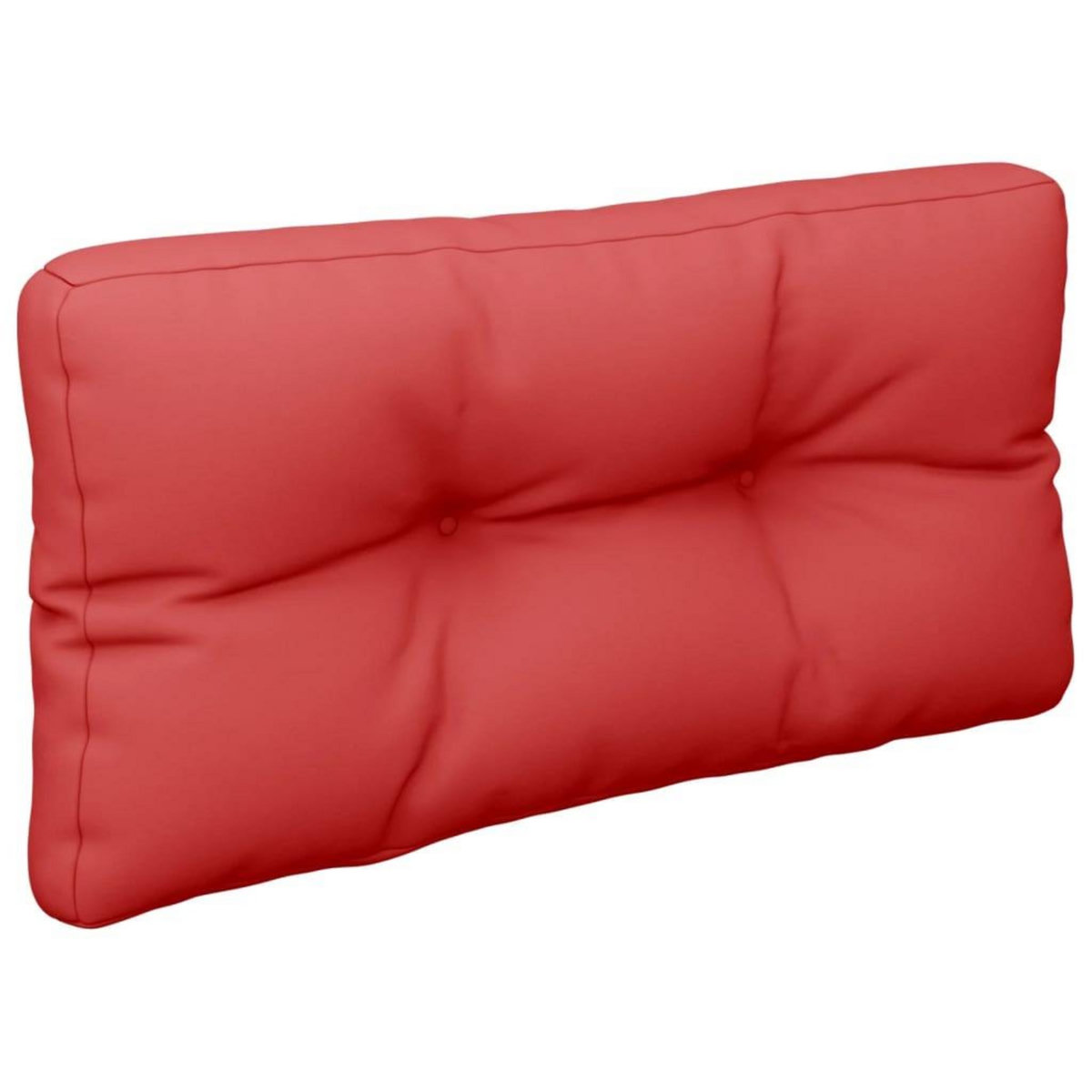 VIDAXL Coussin de palette rouge 70x40x12 cm tissu