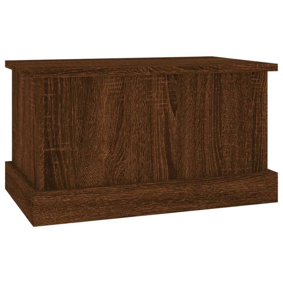 VIDAXL Boîte de rangement chene marron 50x30x28 cm bois d'ingenierie