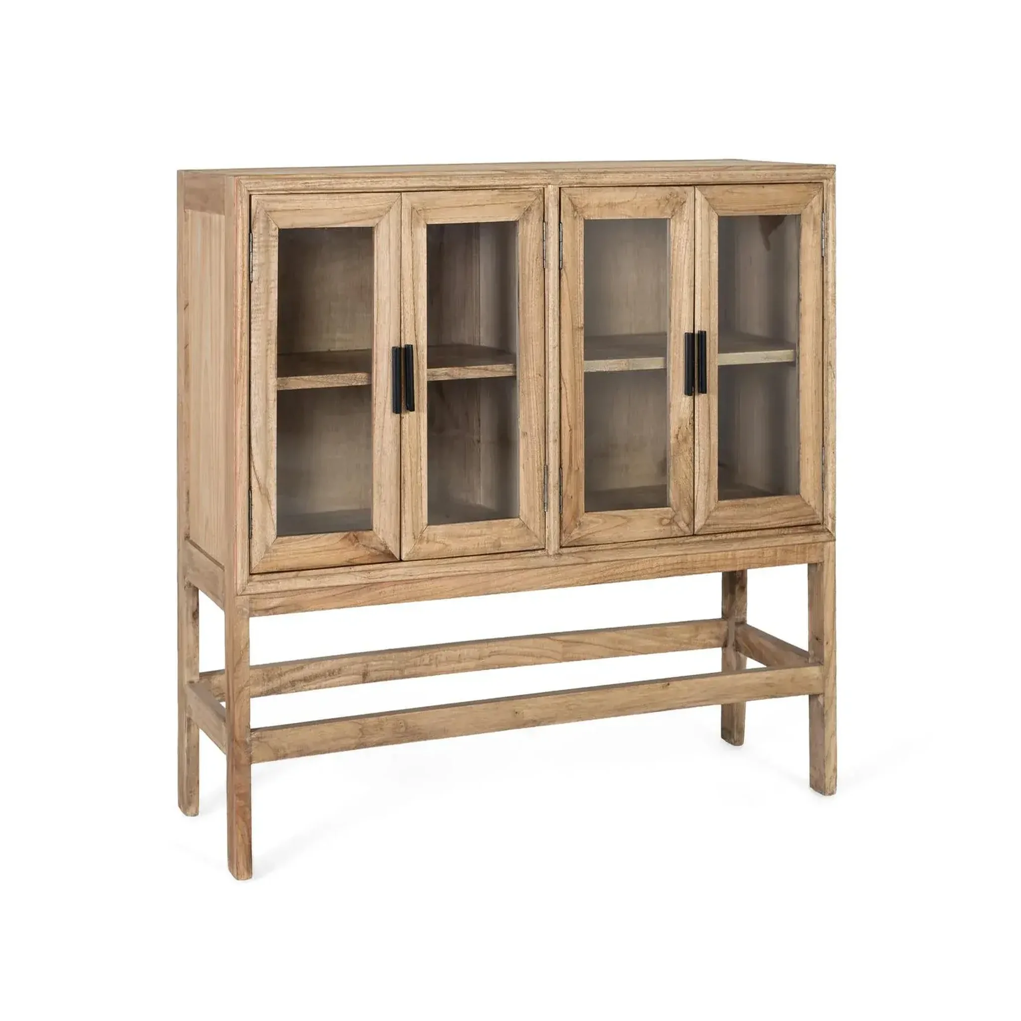 Voir la diapositive 3 : GINER Y COLOMER SL Vitrine en bois de mindi 120 cm style contemporain - scandinave