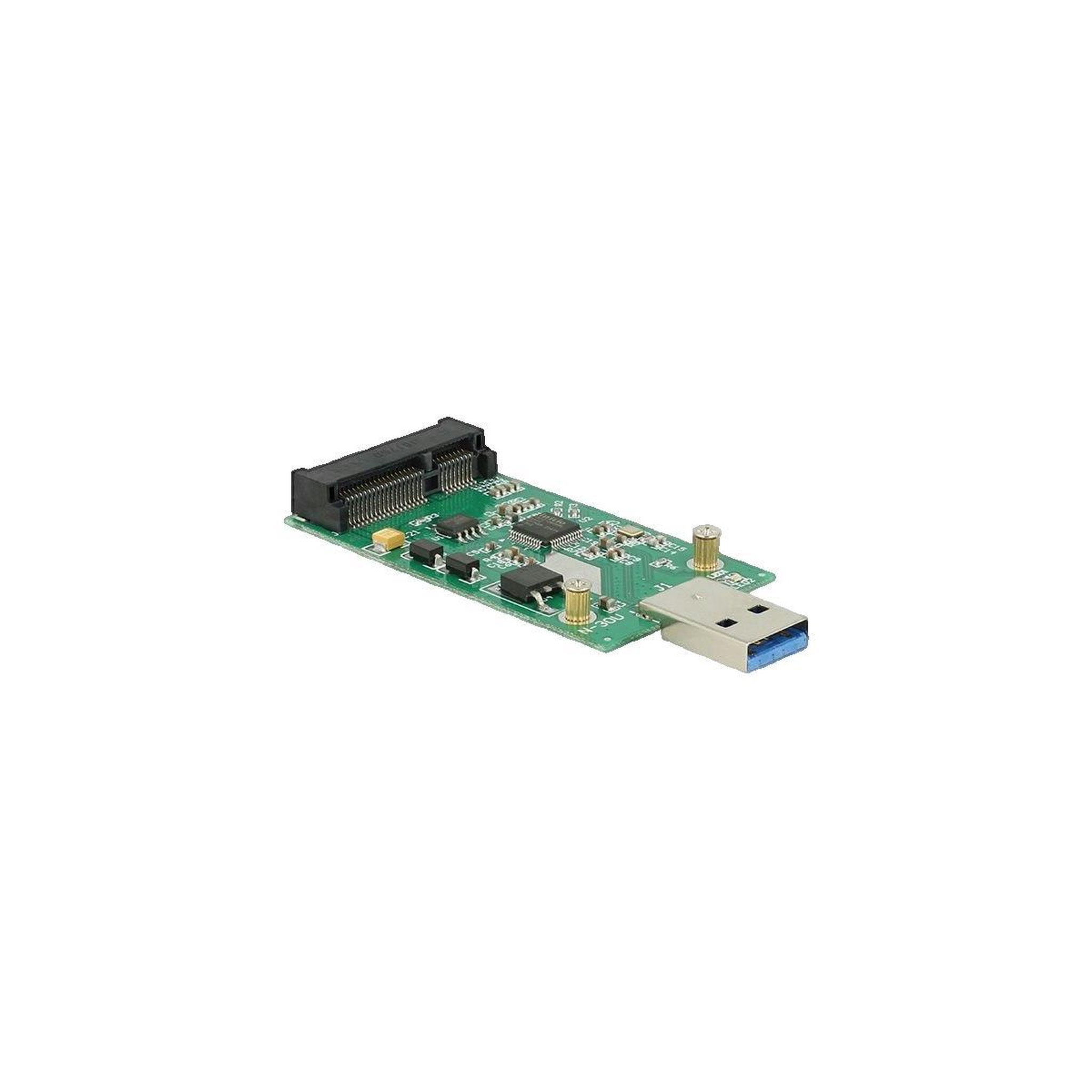DeLock Adaptateur USB 3.0 Delock USB vers mSATA