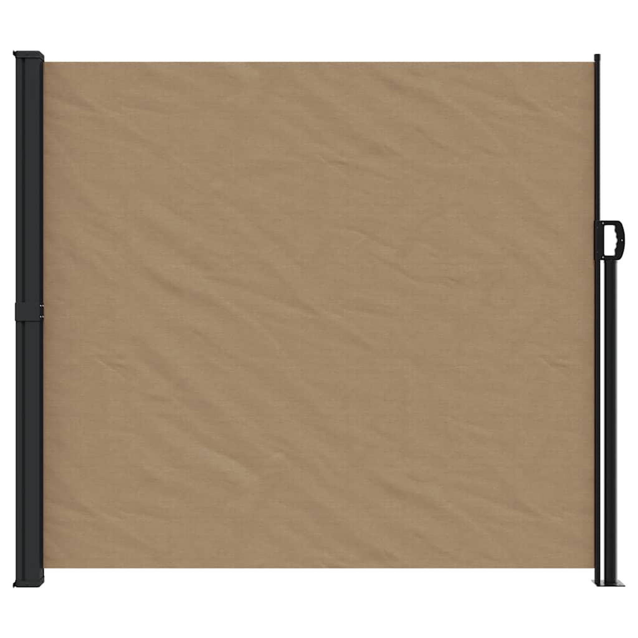 Voir la diapositive 3 : VIDAXL Auvent lateral retractable taupe 180x500 cm
