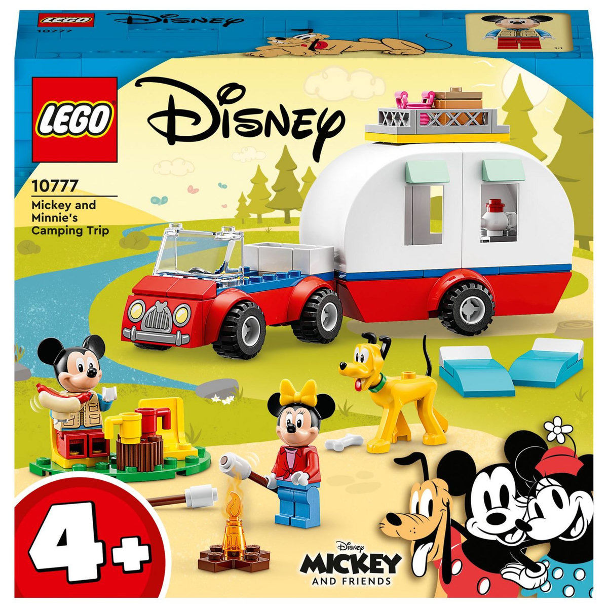 LEGO Disney 10777 - Mickey Mouse et Minnie Mouse Font du Camping, avec Pluto