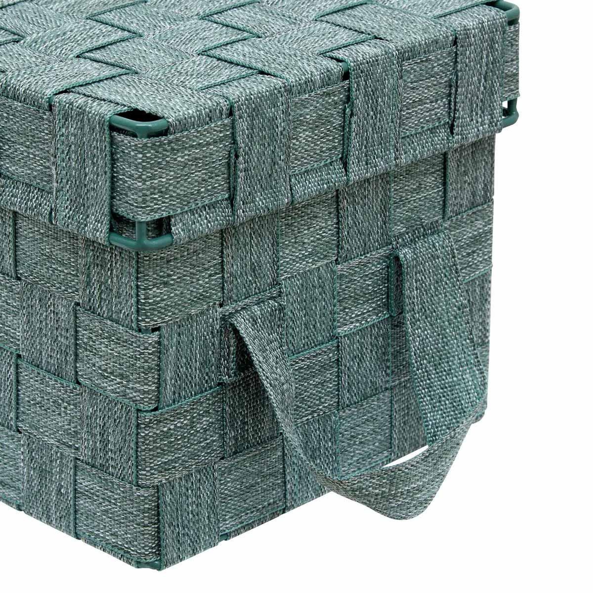 Voir la diapositive 4 : FIVE Lot de 2 boîtes de rangement  lise  35cm vert
