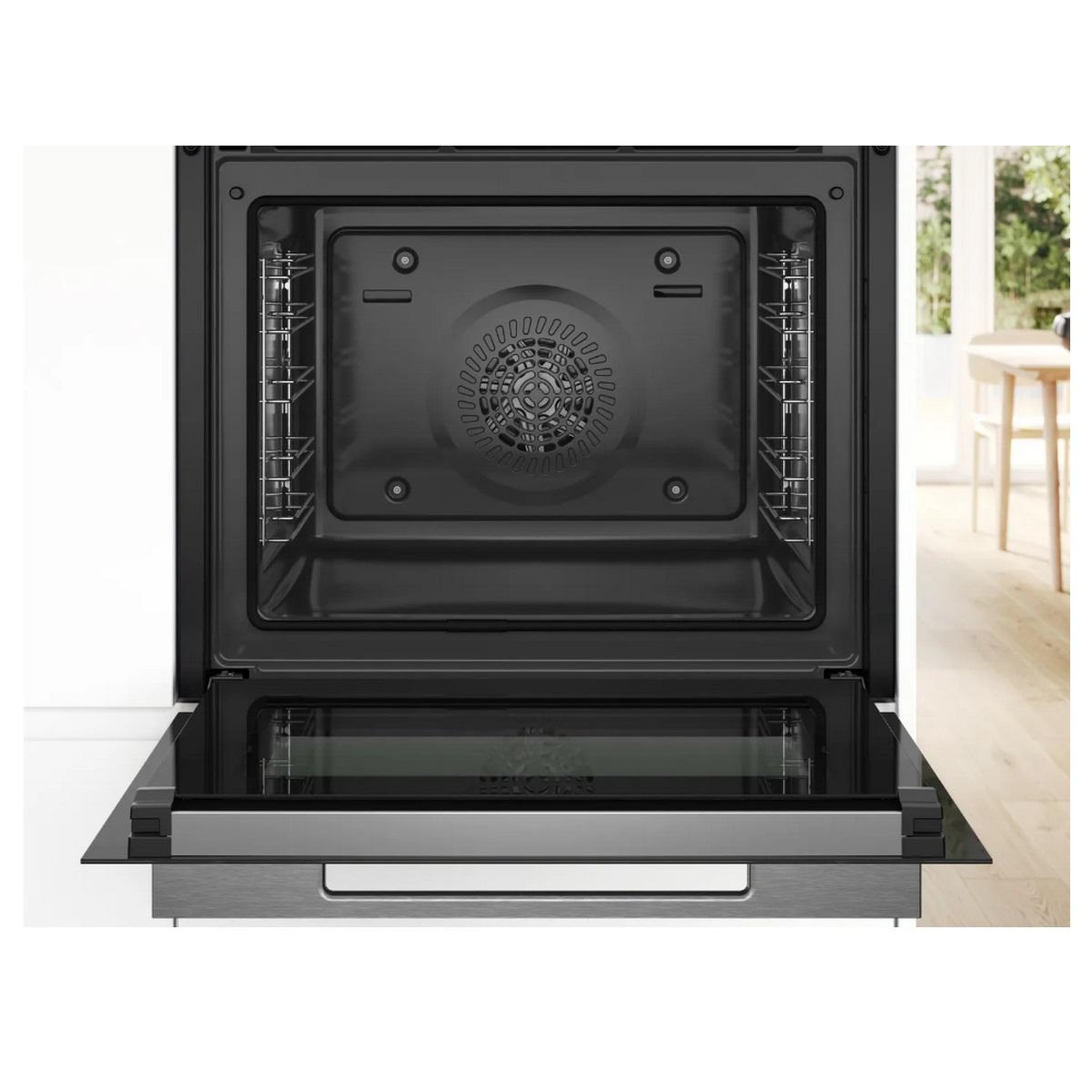 Voir la diapositive 4 : BOSCH Four intégrable multifonction 71l 60cm a+ pyrolyse blanc - hbg7741w1