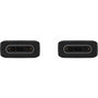 Voir la diapositive 3 : Samsung Câble USB C vers USB-C noir 1m