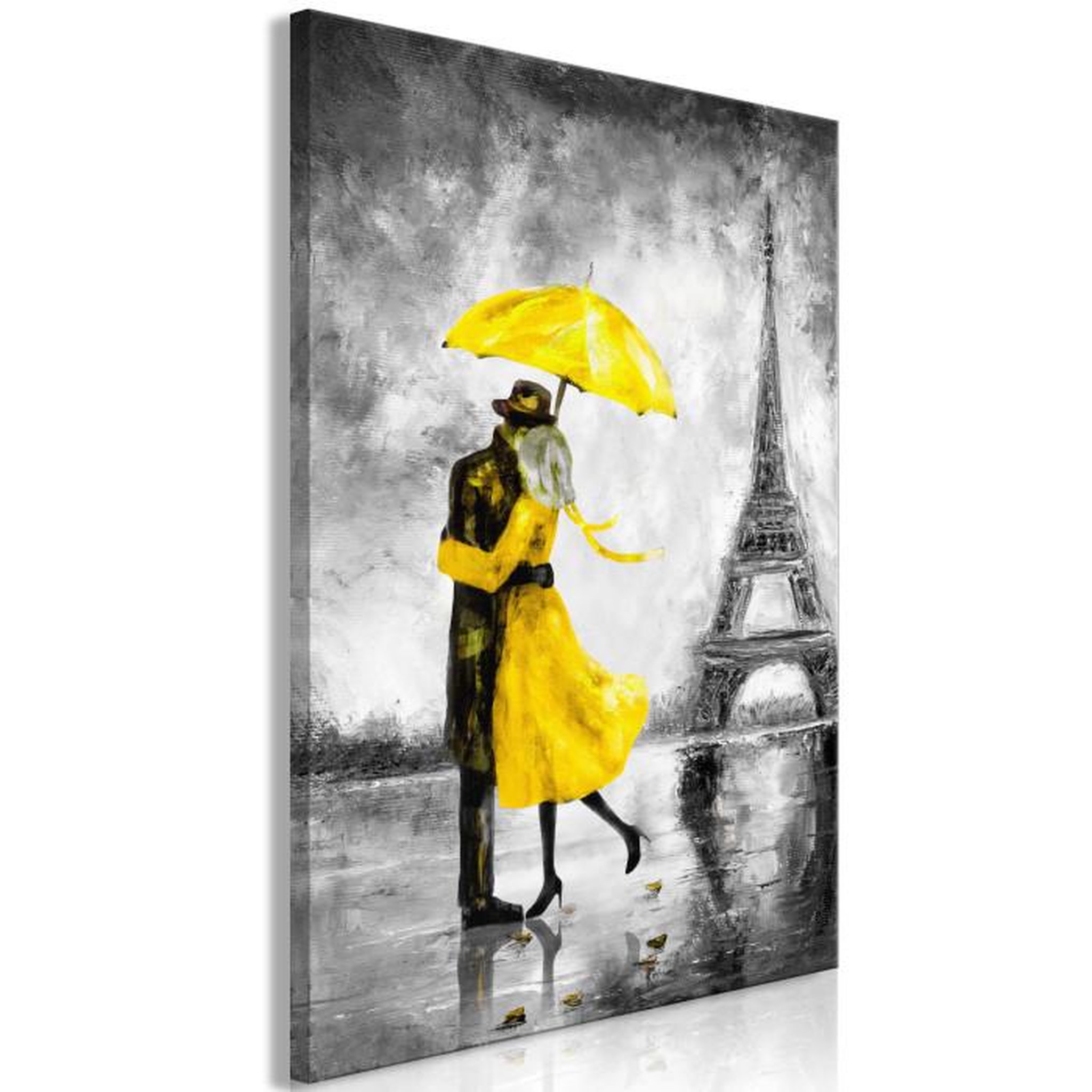Paris Prix Tableau Imprimé  Paris Fog Yellow. Coloris disponibles : Multicolore