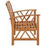 Voir la diapositive 3 : VIDAXL Banc de jardin 119 cm bois d'acacia solide