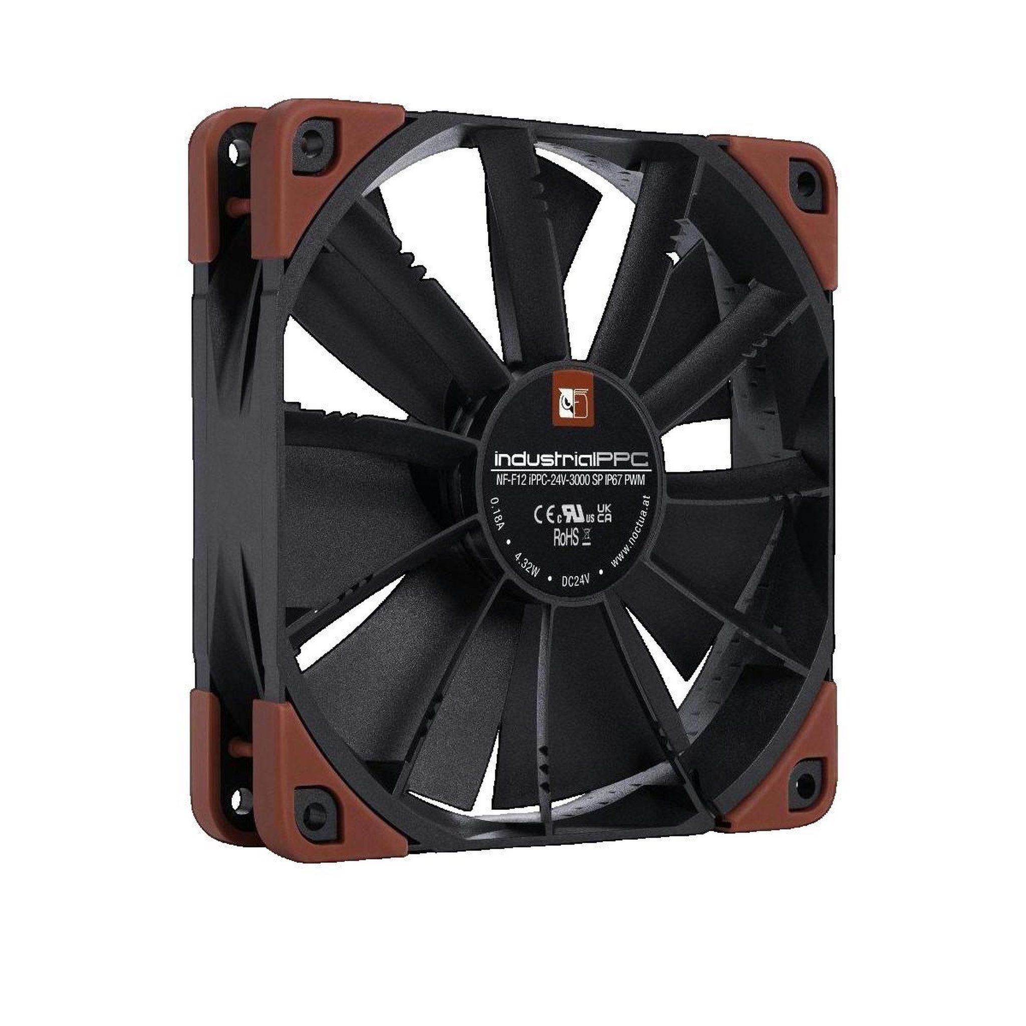 Voir la diapositive 2 : Noctua Ventilateur Noctua NF-F12 industrialPPC-24V-3000 SP IP67 PWM
