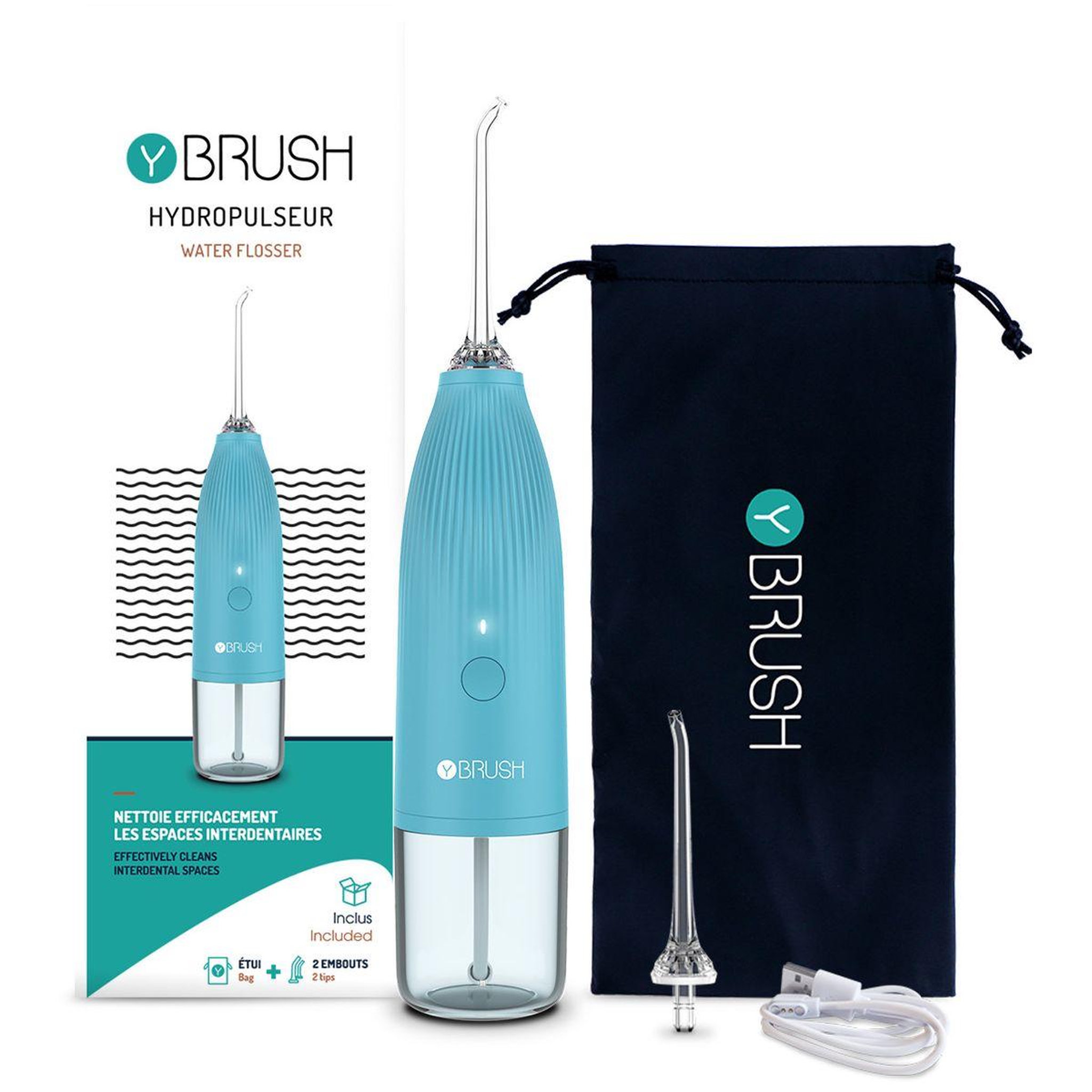 Voir la diapositive 4 : YBRUSH Hydropulseur Hydropulseur