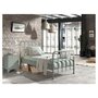 Voir la diapositive 2 : Vipack Lit et chevet 90x200 vert Bronxx