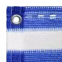 VIDAXL Ecran de balcon Bleu et blanc 90x600 cm PEHD