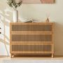 Voir la diapositive 2 : HOMIFAB Commode 3 tiroirs en bois 100 cm - Umea