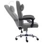 Voir la diapositive 5 : VIDAXL Chaise de bureau de massage Anthracite Similicuir