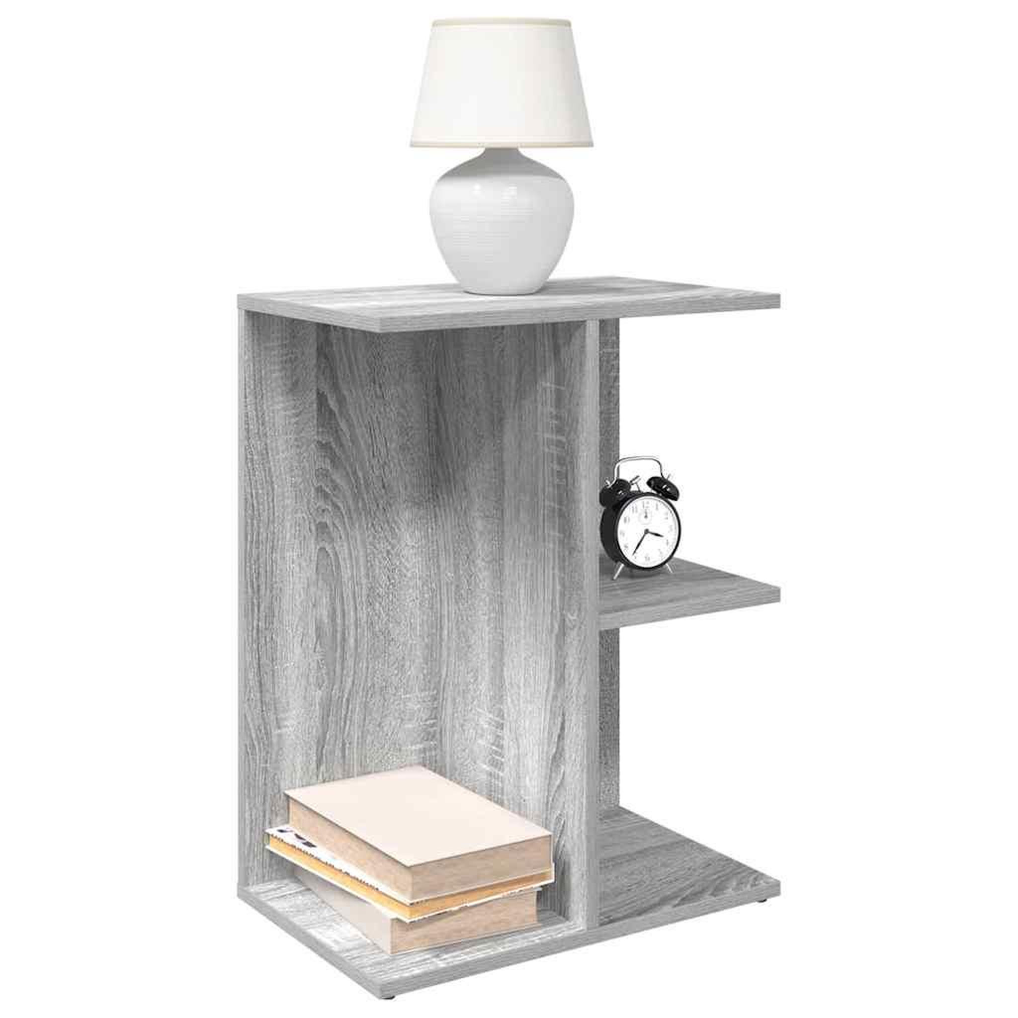 VIDAXL Tables de chevet 2 pcs sonoma gris bois d'ingenierie