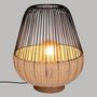 Voir la diapositive 3 : ATMOSPHERA Lampe à Poser Design  Anea  35cm Noir & Naturel