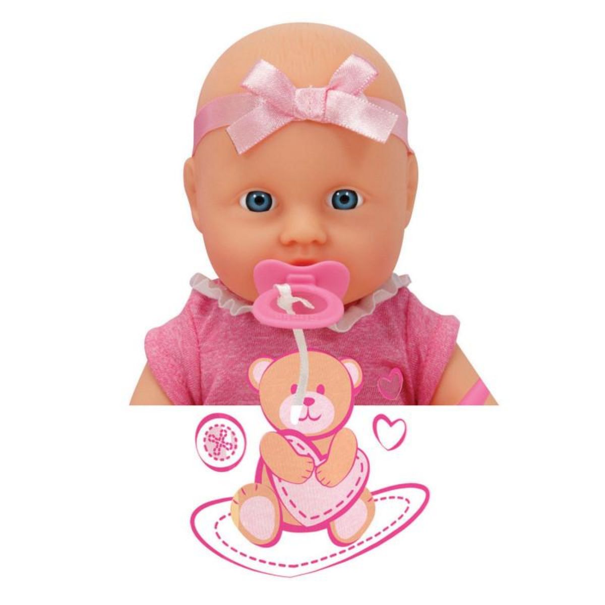 NEW BORN BABY New Born Baby Doll with Accessories, 4dlg.