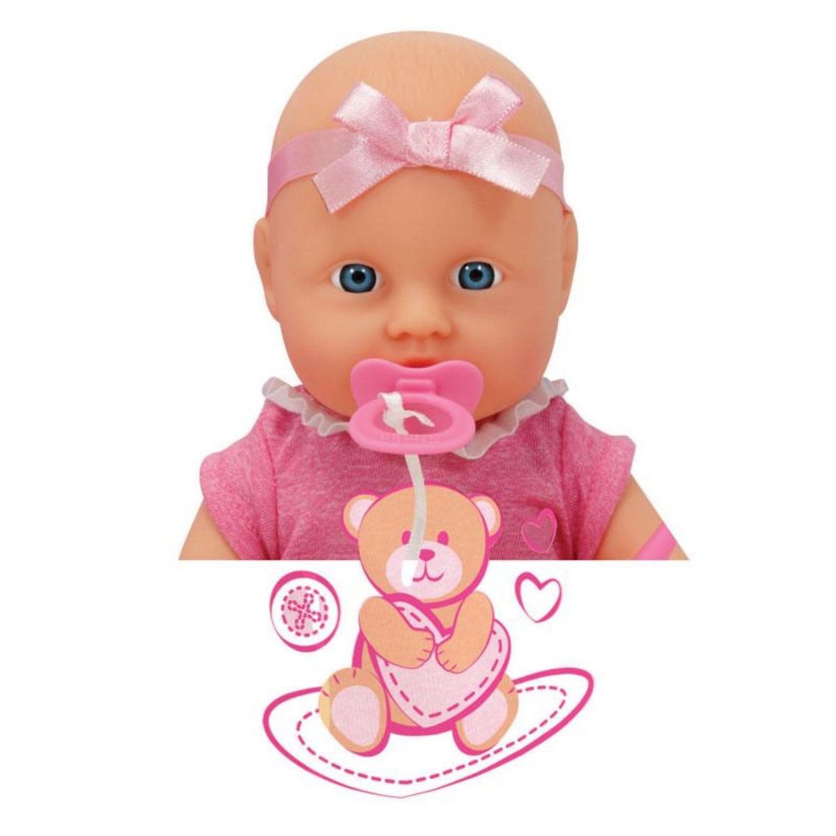 NEW BORN BABY New Born Baby Doll with Accessories, 4dlg.