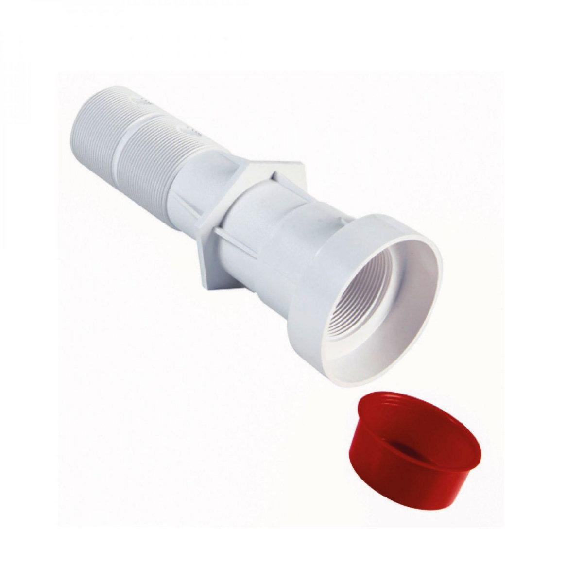 Hayward Traversée de paroi pour piscine béton - 25 cm - Blanc - 3350