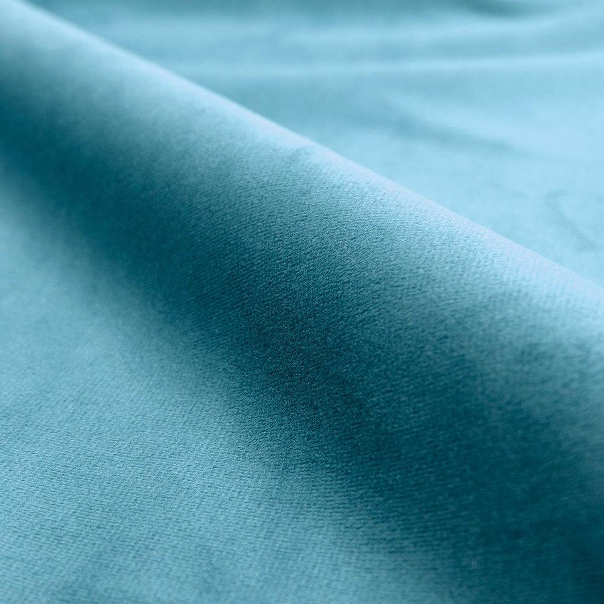 Voir la diapositive 3 : MAISON PAVANE Lot de 2 chaises avec accoudoirs en velours bleu-daisy