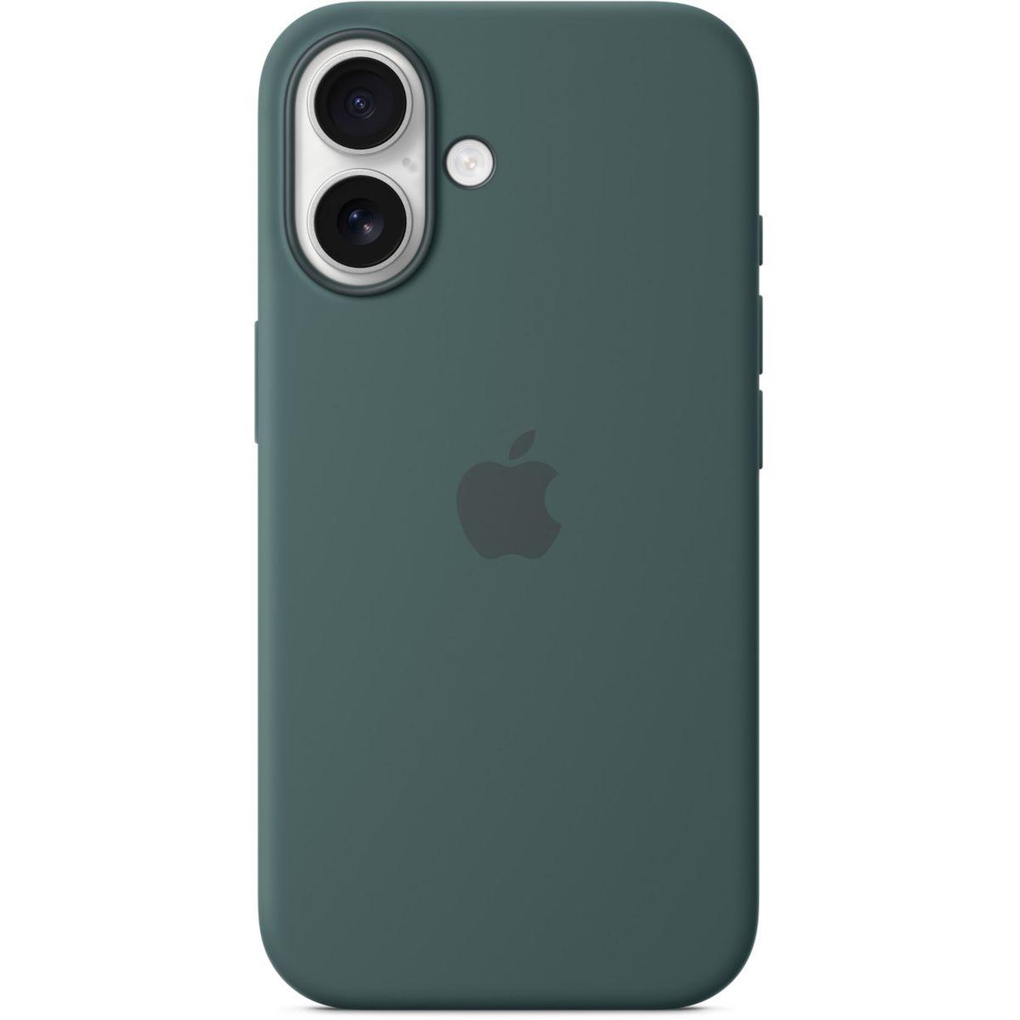 Voir la diapositive 4 : APPLE Coque iPhone 16 MagSafe Vert lacustre Silicone