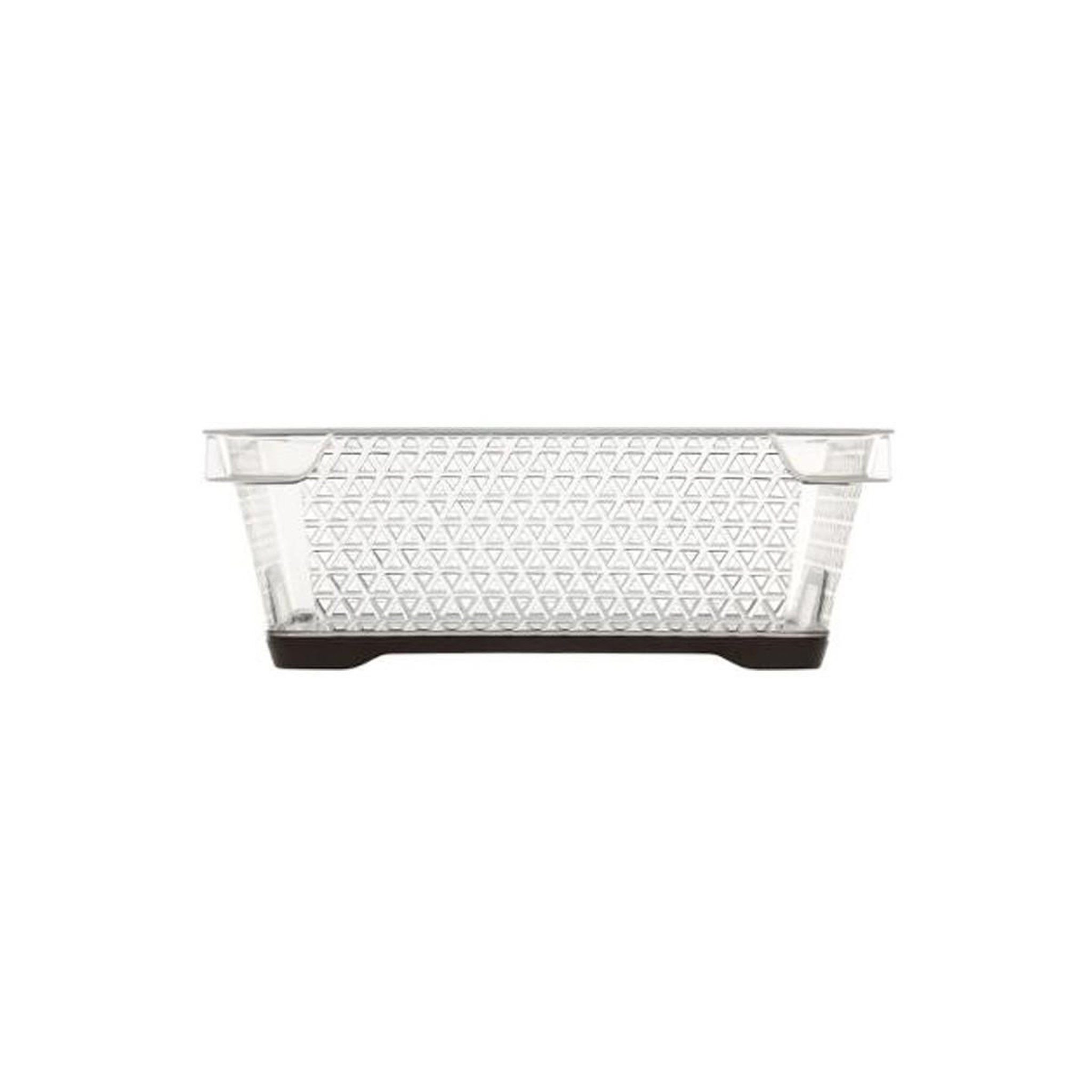 Voir la diapositive 2 : FIVE Bac de rangement en plastique  duo  2,2l taupe