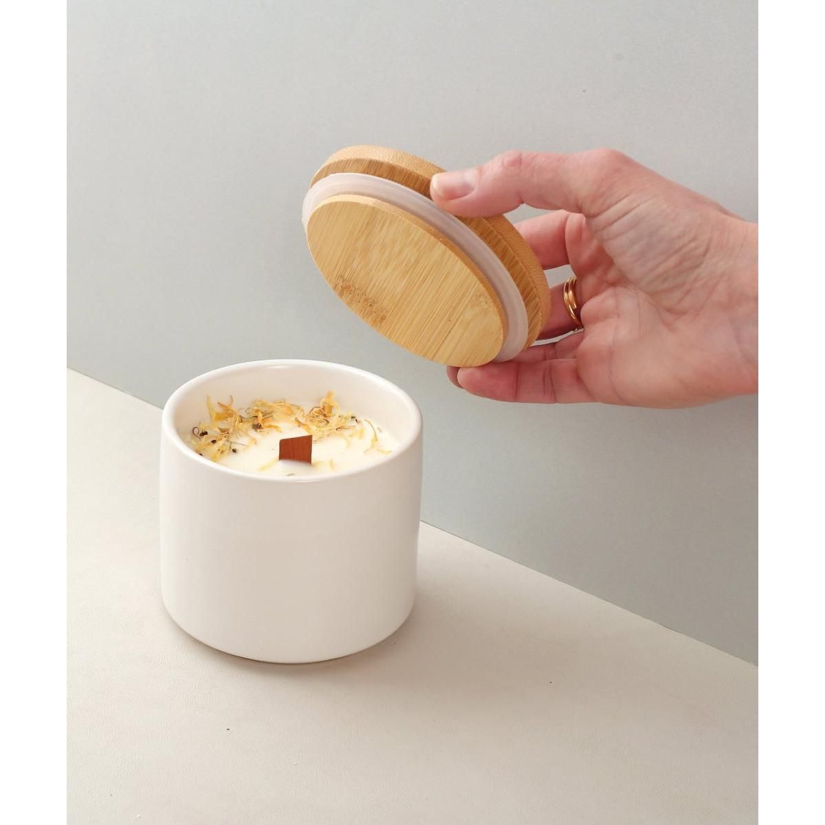 Graine créative Pot en ceramique pour fabriquer des bougies