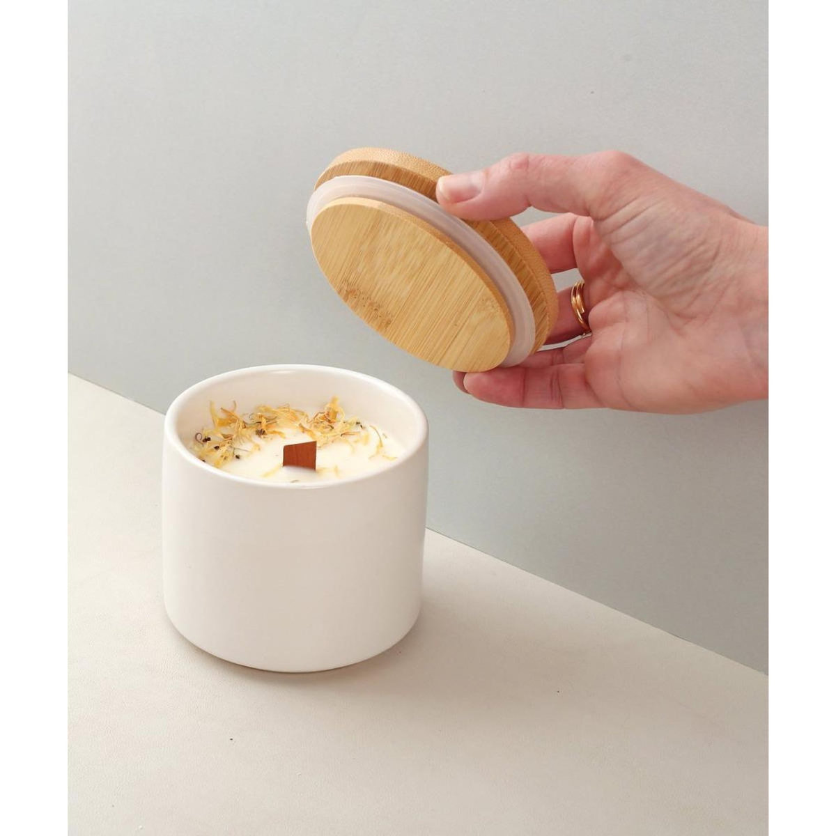 Graine créative Pot en ceramique pour fabriquer des bougies