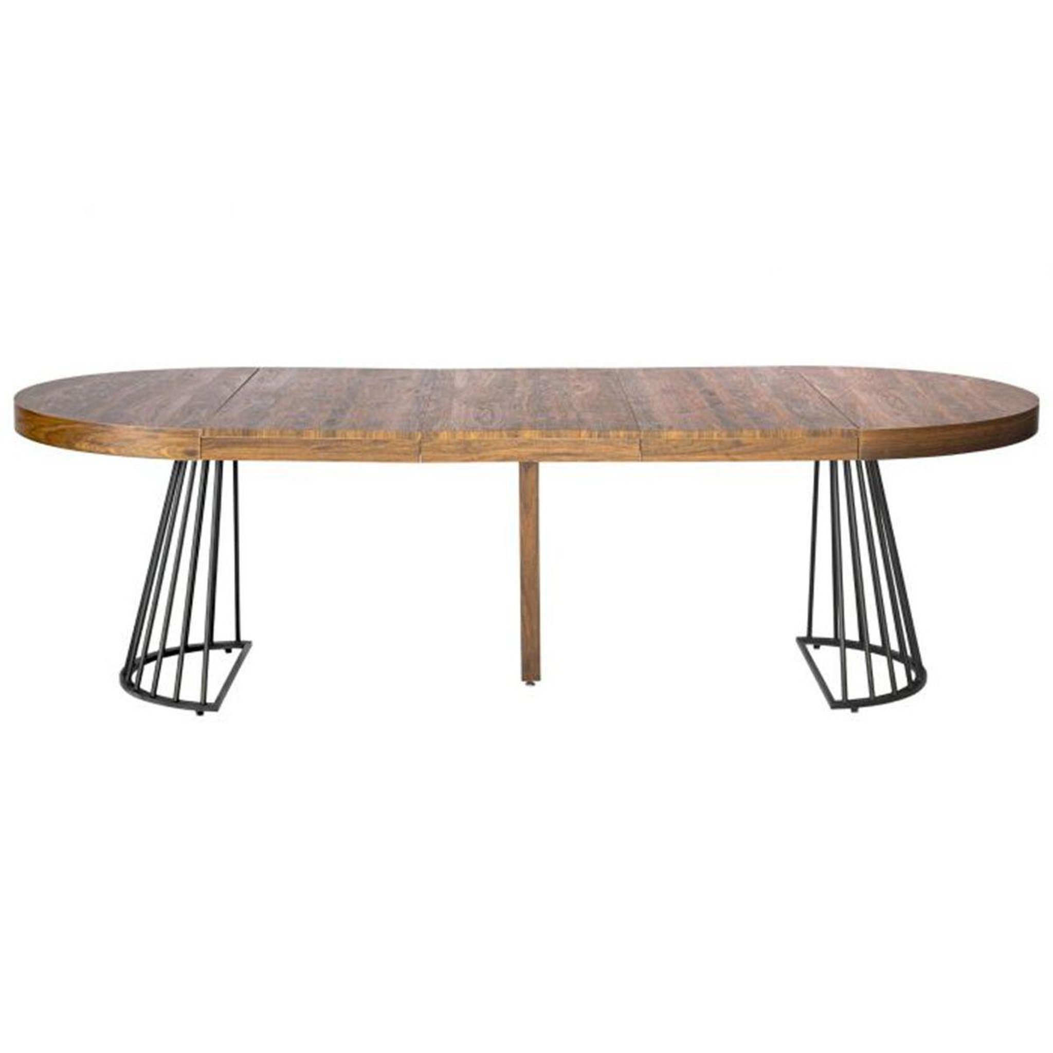 Voir la diapositive 2 : Paris Prix Table de repas extensible  virginia  110-260cm naturel