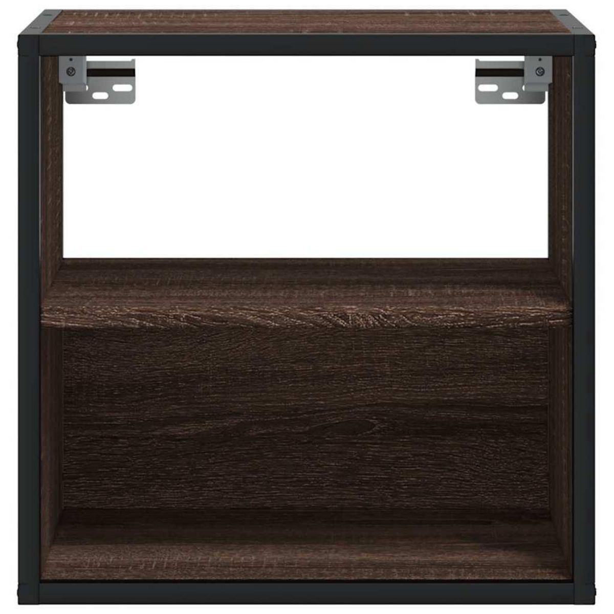 VIDAXL Tables de chevet murales 2 pcs chene marron 40x31x39,5 cm
