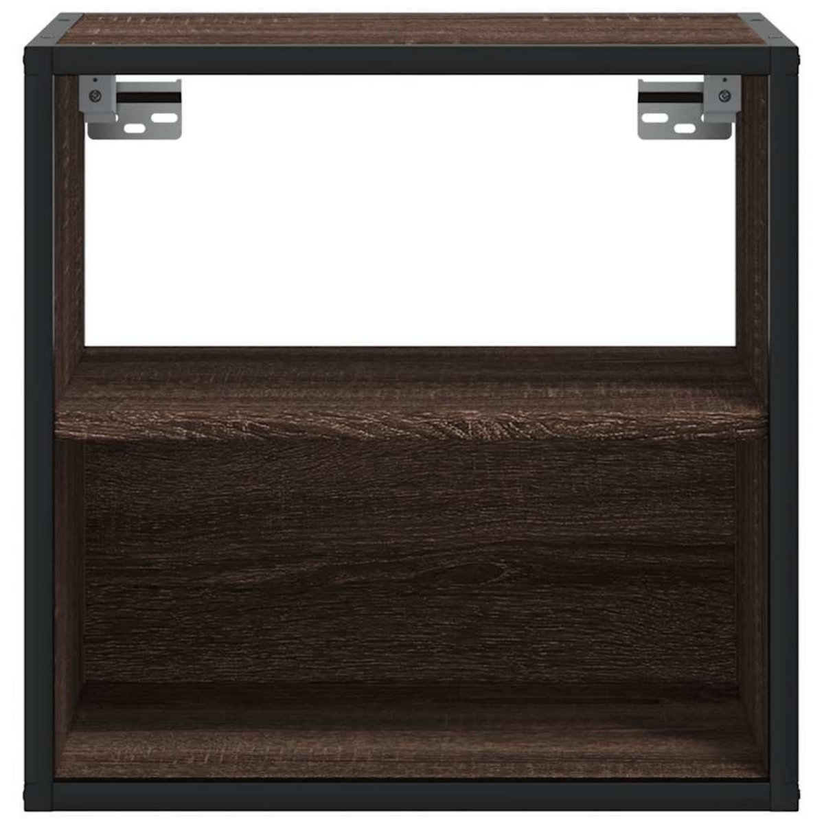 VIDAXL Tables de chevet murales 2 pcs chene marron 40x31x39,5 cm