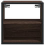 Voir la diapositive 5 : VIDAXL Tables de chevet murales 2 pcs chene marron 40x31x39,5 cm