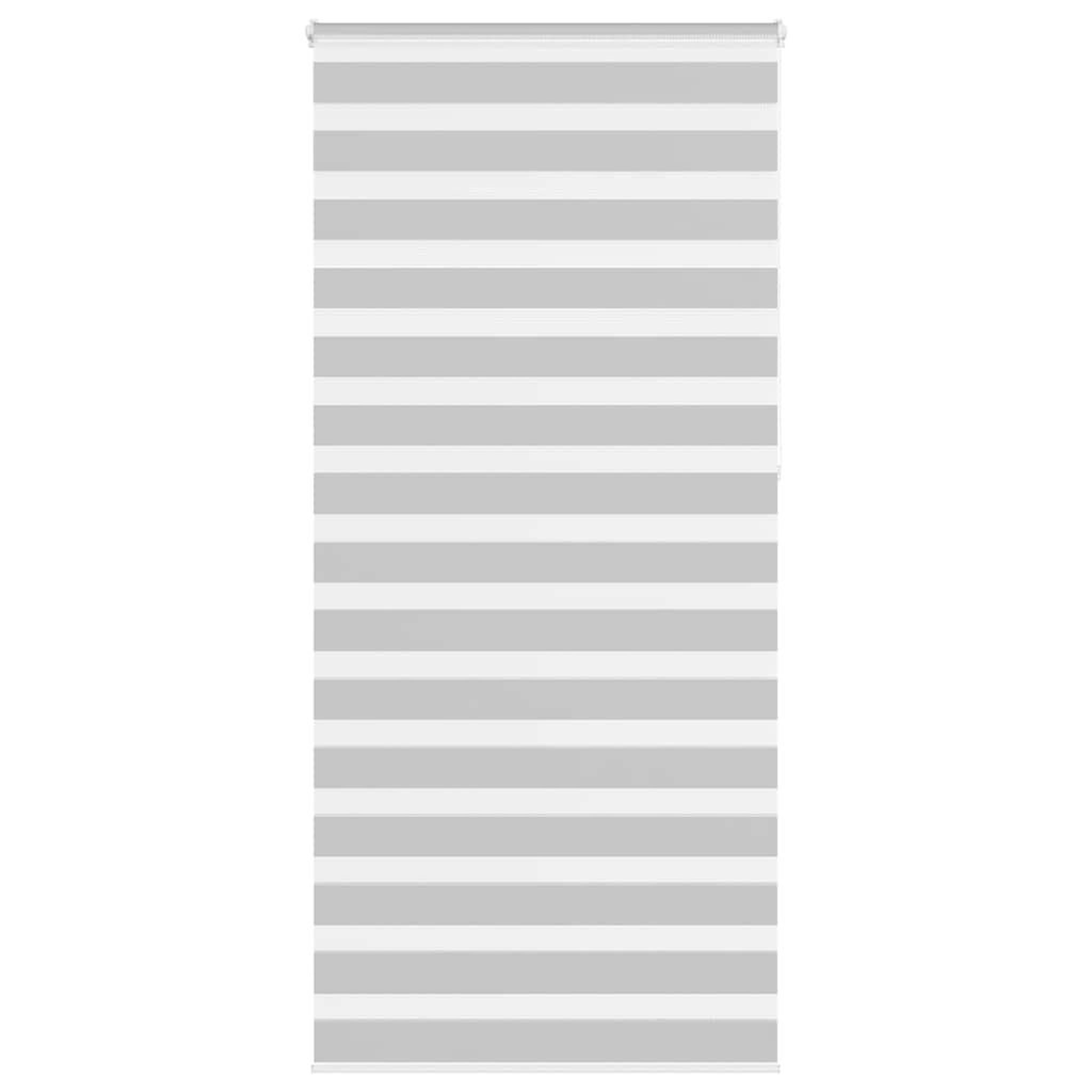 VIDAXL Store zebre gris clair largeur du tissu 105,9 cm polyester