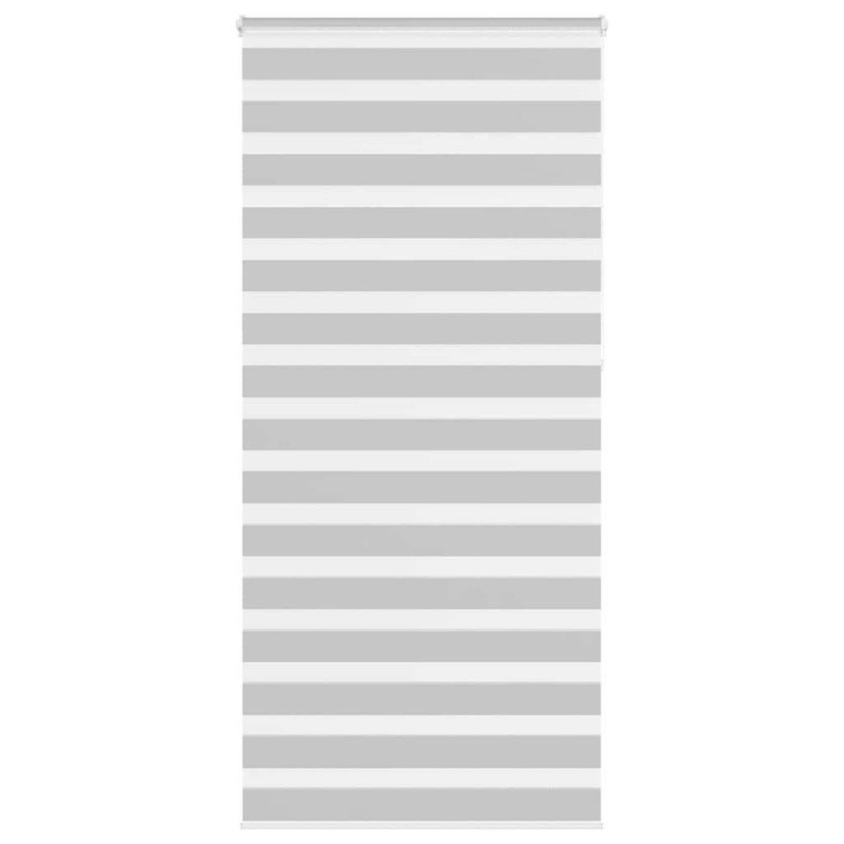 VIDAXL Store zebre gris clair largeur du tissu 105,9 cm polyester