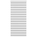 VIDAXL Store zebre gris clair largeur du tissu 105,9 cm polyester