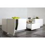 Voir la diapositive 5 : Meuble TV moderne 4 portes 2 tiroirs L220cm SORRENTE