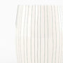 Voir la diapositive 3 : Rendez vous déco Table d'appoint ronde en métal blanc rayé D26 cm-Nello