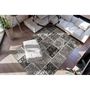 Voir la diapositive 2 : Paris Prix Tapis Patchwork à Poils Courts  Ariya  Gris
