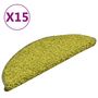 Voir la diapositive 2 : VIDAXL Tapis de marches d'escalier 15 pcs Vert 56x17x3 cm